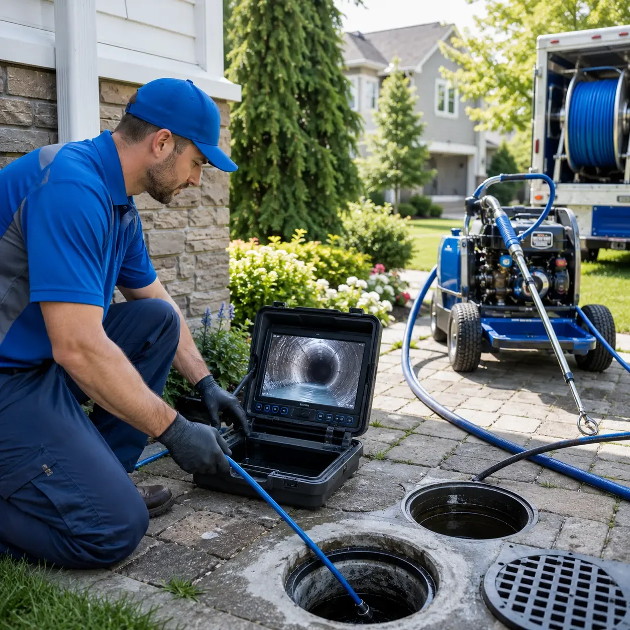 Outdoor drain cleaning professionals serving Yeagertown, PA
